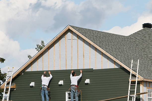 Professional Emergency Siding Repair technician working in Hydes, MD